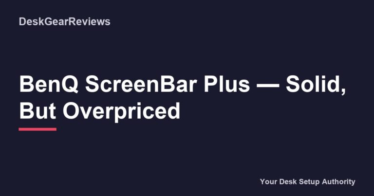 193 Benq Screenbar Plus Monitor Light