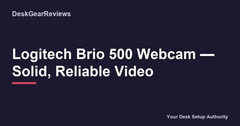 204 Logitech Brio 500 Webcam