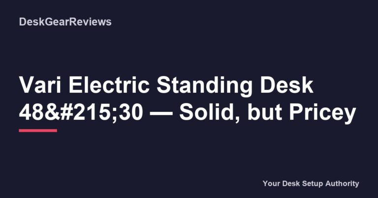 212 Vari Electric Standing Desk 48×30