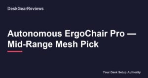 Autonomous ErgoChair Pro β Mid-Range Mesh Pick