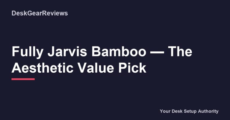 Fully Jarvis Bamboo The Aesthetic Value Pick