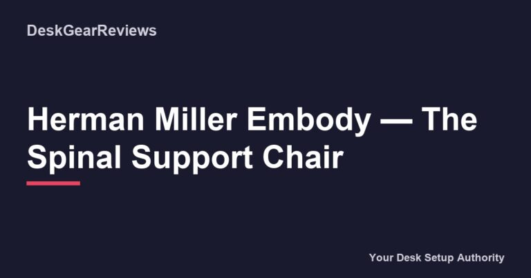 Herman Miller Embody The Spinal Support Chair