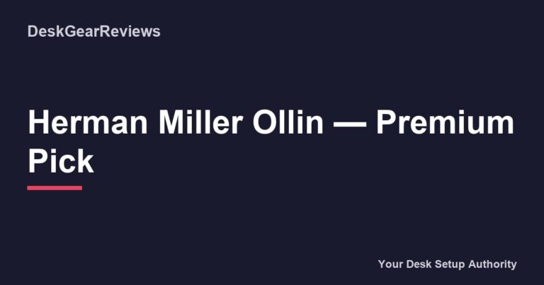Herman Miller Ollin Premium Pick