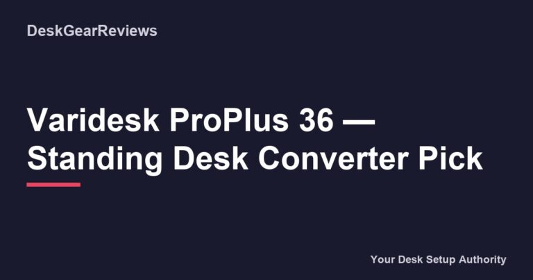Varidesk Proplus 36 Standing Desk Converter Pick