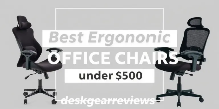 Best Ergonomic Office Chairs Under $500 in 2026