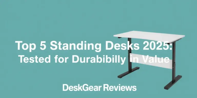 Top 5 Standing Desks 2025: Tested for Durability and Value - DeskGearReviews