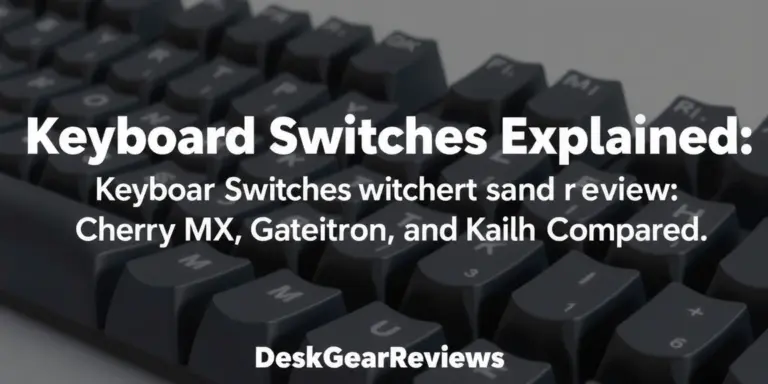 Keyboard Switches Explained: Cherry MX, Gateron, and Kailh Compared - DeskGearReviews