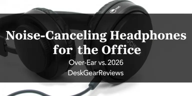 Noise-Canceling Headphones for the Office: Over-Ear vs In-Ear in 2026 - DeskGearReviews