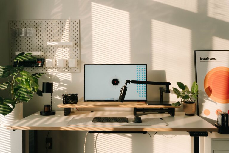 A clean product photo illustrating 300 standing desk can boost productivity as well as 1 500 one.